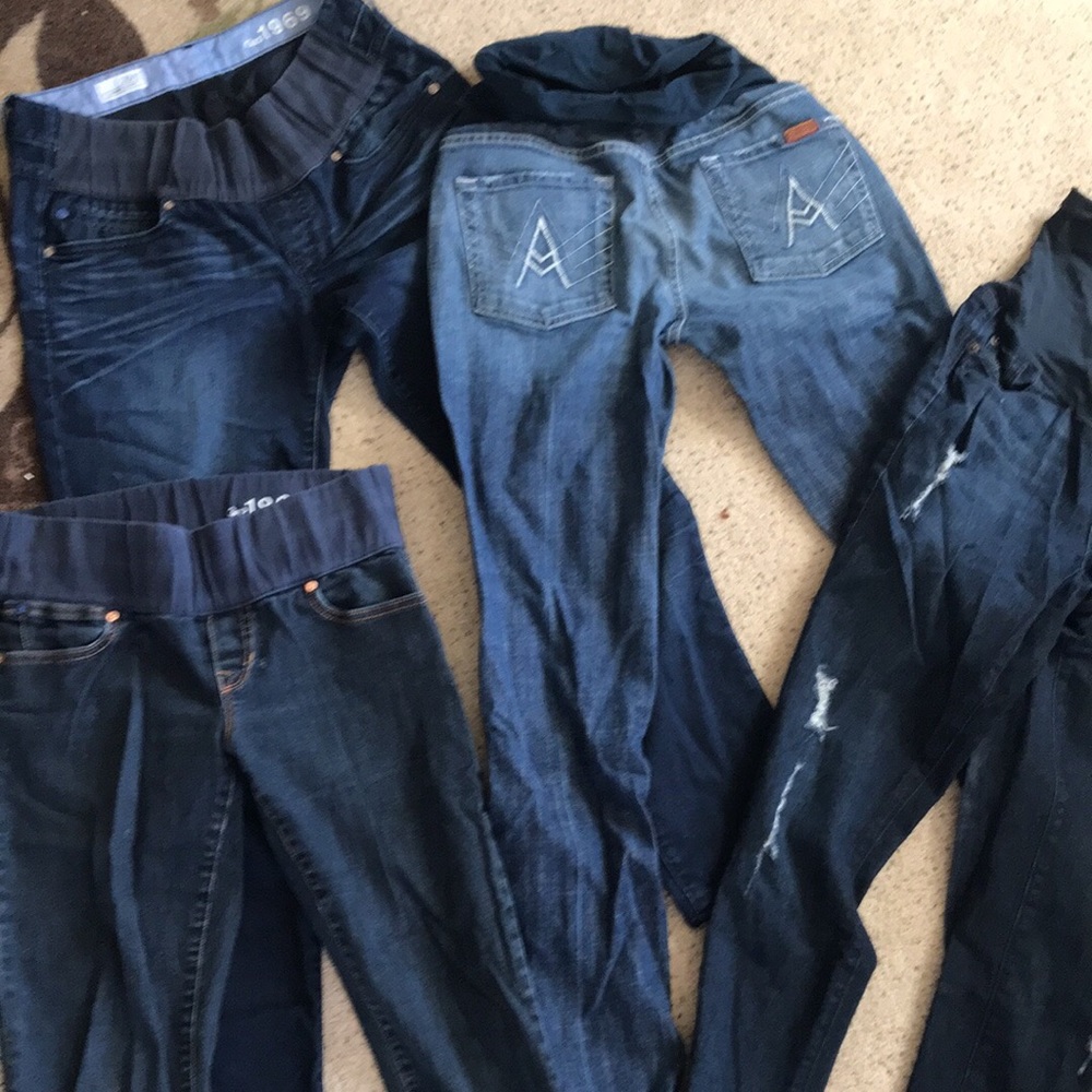 Maternity Jeans size 4,6 & 30 Pea In The Pod & Gap